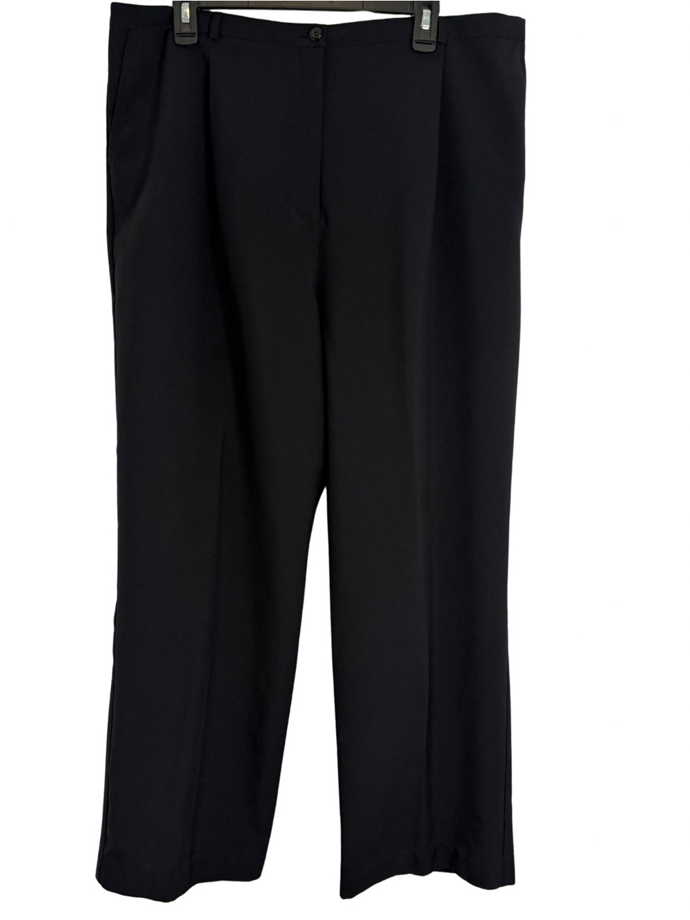 3/$20 Liz Baker Black Straight Leg Dress Pants Trousers Size 20 Tall